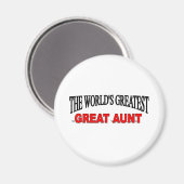 De grootste grote tante ter wereld magneet (Voorkant / Achterkant)
