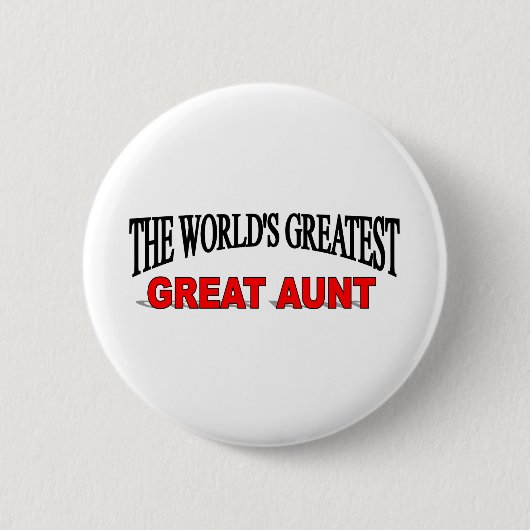 De grootste grote tante ter wereld ronde button 5,7 cm (Voorkant)