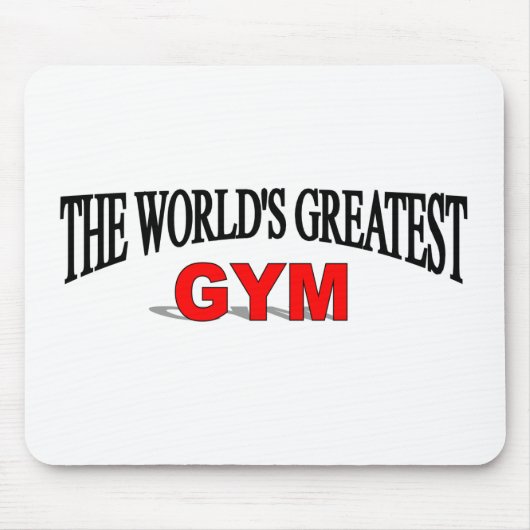 De grootste gym ter wereld muismat (Voorkant)