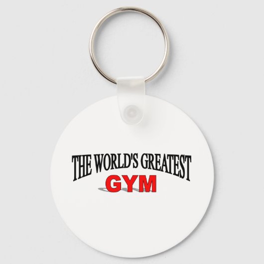 De grootste gym ter wereld sleutelhanger (Voorkant)