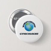 De grootste gynaecoloog ter wereld ronde button 5,7 cm (Voorkant /achterkant)