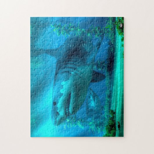 De grootste haai legpuzzel (Verticaal)