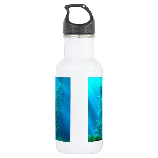 De grootste haai waterfles  (Achterkant)