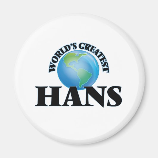 De Grootste Hans ter wereld Magneet (Voorkant)