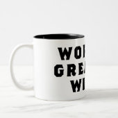 De grootste heks ter wereld tweekleurige koffiemok (Links)