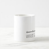 De grootste hond van de Duitse Pinscher Silhouette Koffiemok (Center)