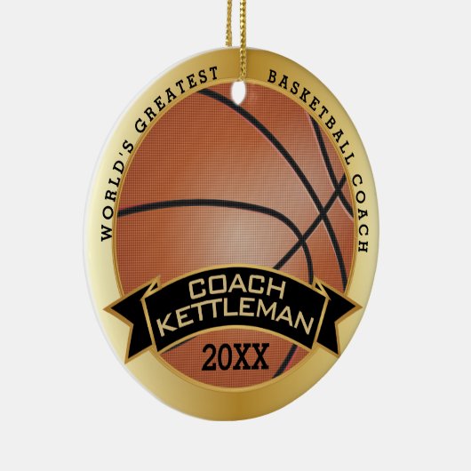 De grootste honkbalcoach/speler ter wereld keramisch ornament (Rechts)