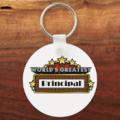 De grootste hoofdpersoon ter wereld sleutelhanger (Voorkant)