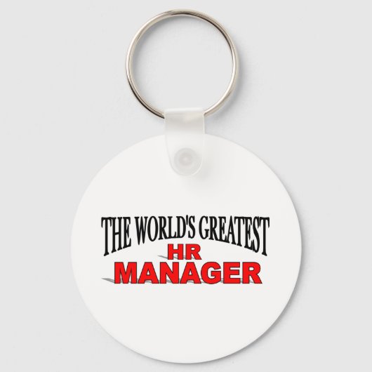 De grootste HR Manager ter wereld Sleutelhanger (Voorkant)
