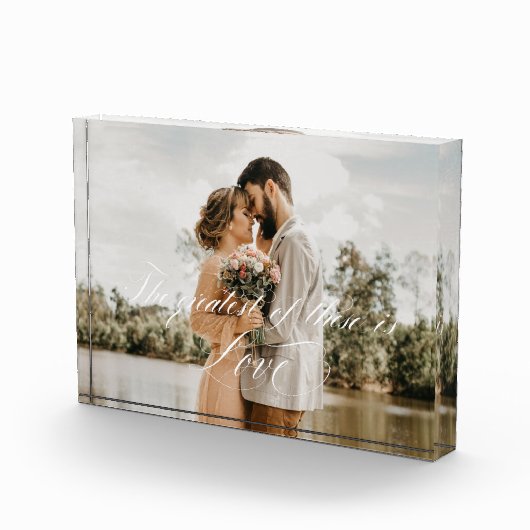 De grootste is het liefdesfotoblok fotoblokken (Rechts)