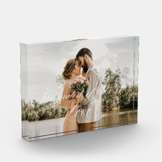 De grootste is het liefdesfotoblok fotoblokken (Links)