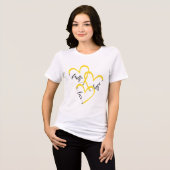De Grootste is Liefde Verankerd in het Geloof en L Tri-Blend Shirt (Voorkant volledig)