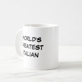 'De grootste Italiaanse' Mok ter wereld (Voorkant links)