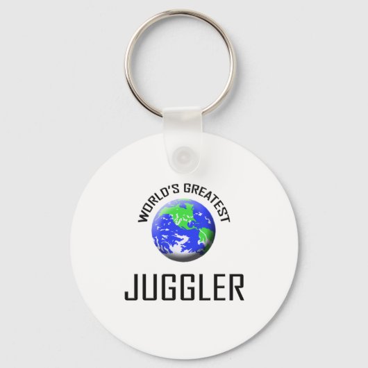 De grootste jongleur ter wereld sleutelhanger (Voorkant)