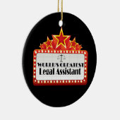 De grootste juridische assistent ter wereld keramisch ornament (Rechts)