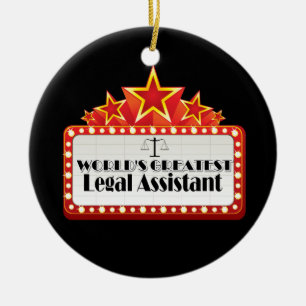 De grootste juridische assistent ter wereld keramisch ornament