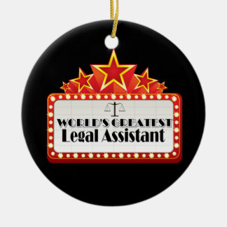 De grootste juridische assistent ter wereld keramisch ornament