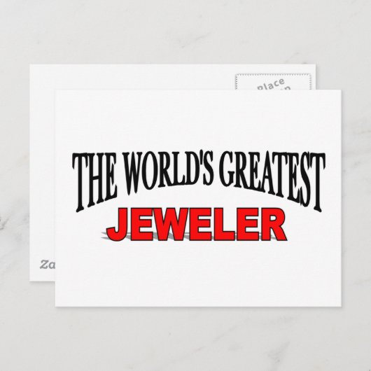 De grootste juwelier ter wereld briefkaart (Voorkant / Achterkant)