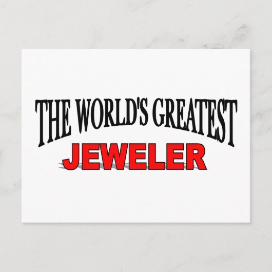 De grootste juwelier ter wereld briefkaart (Voorkant)