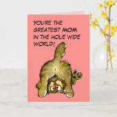 De grootste Kaart van de Kat van het Mamma (Gele Bloem)