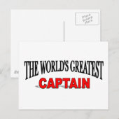 De grootste kapitein ter wereld briefkaart (Voorkant / Achterkant)