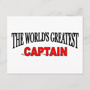 De grootste kapitein ter wereld briefkaart
