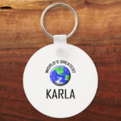 De grootste Karla ter wereld Sleutelhanger (Voorkant)