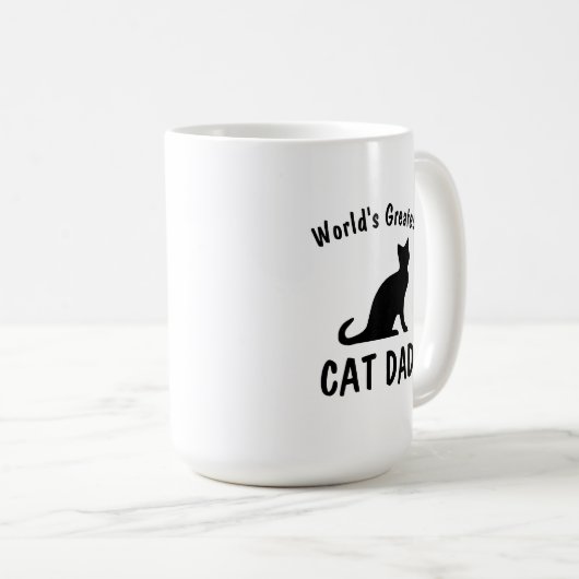 De grootste kat-pap koffie mok beker ter wereld (Voorkant rechts)