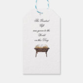 De grootste Kerststal Geschenk Christelijk Cadeaulabel (Achterkant)