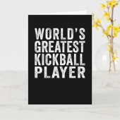 De grootste Kickball Player ter wereld Kaart (Gele Bloem)