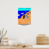 De grootste kleine kunstbox ter wereld grappige Po Poster (Keuken)