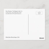 De grootste kleine stad ter wereld in het Briefkaa Briefkaart (Achterkant)