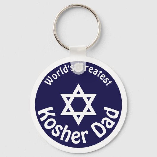 De grootste Kosher-pap ter wereld Sleutelhanger (Voorkant)