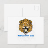 De grootste leeuw briefkaart (Voorkant / Achterkant)