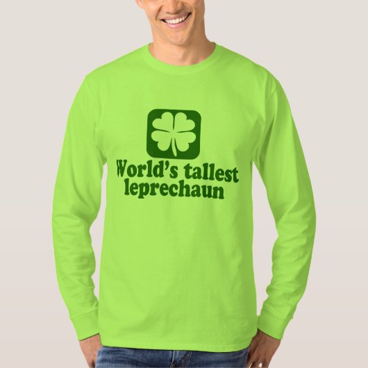 De grootste Leprechaun ter wereld T-shirt (Voorkant)