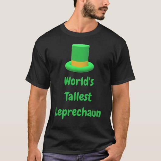 De grootste Leprechaun ter wereld T-shirt (Voorkant)