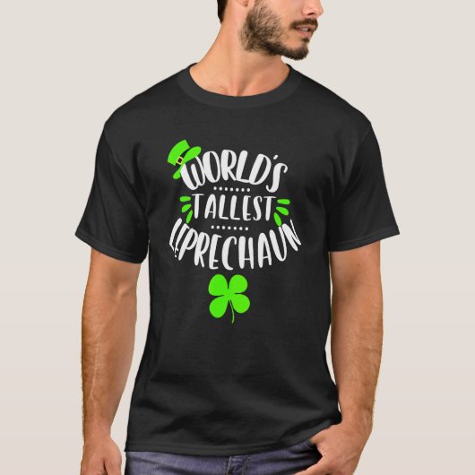 De grootste Leprechaun van de wereld St. Patrick's T-shirt (Voorkant)