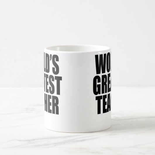 De grootste leraar ter wereld koffiemok (Center)