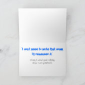 De grootste leugen die ik mezelf vertel is... kaart (Binnen)