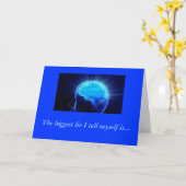 De grootste leugen die ik mezelf vertel is... kaart (Gele Bloem)