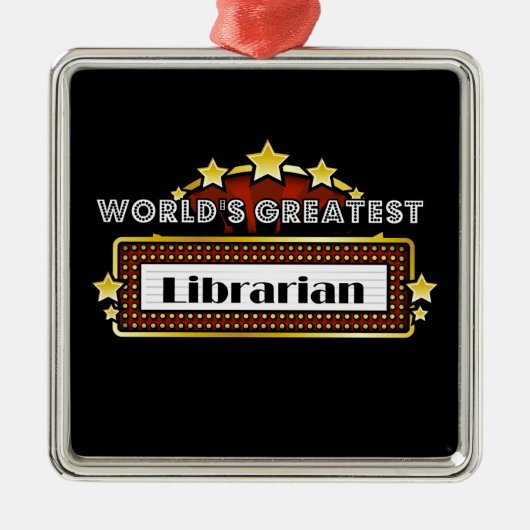 De grootste levende mens ter wereld metalen ornament (Voorkant)