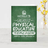 De grootste lichamelijke opvoeding ter wereld kaart (Gele Bloem)