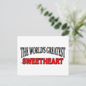 De grootste liefje ter wereld briefkaart (Staand voorkant)