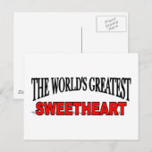 De grootste liefje ter wereld briefkaart (Voorkant / Achterkant)