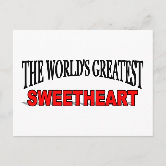 De grootste liefje ter wereld briefkaart (Voorkant)