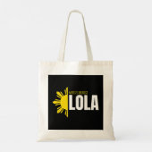 De grootste Lola Filipino Grandma Sun Philipp Tote Bag (Achterkant)