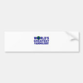 De grootste longarts ter wereld bumpersticker (Voorkant)