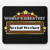 De grootste maatschappelijk werker ter wereld muismat (Voorkant)