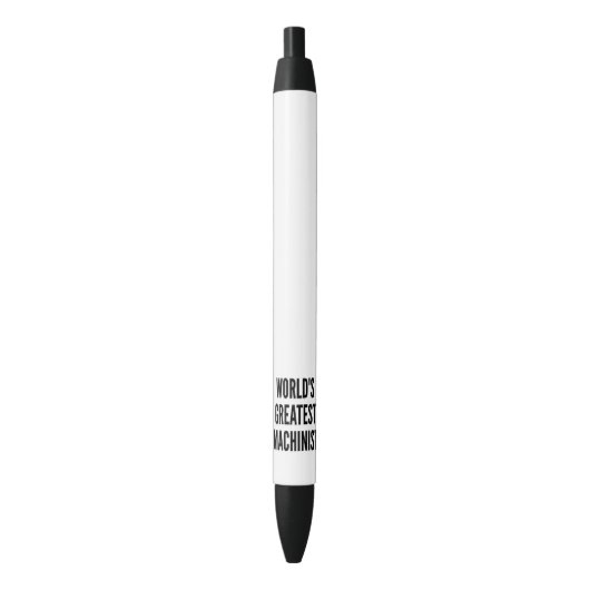 De grootste machinist ter wereld zwarte inkt pen (Voorkant Verticaal)