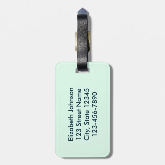 De grootste mam van de wereld gepersonaliseerd bagagelabel (Achterkant verticaal)